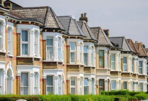 Terraced Victoria properties which Britannia Alan Cook Removals regularly move clients to and from